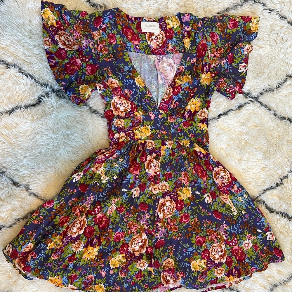 Auguste the Label flower a-line dress